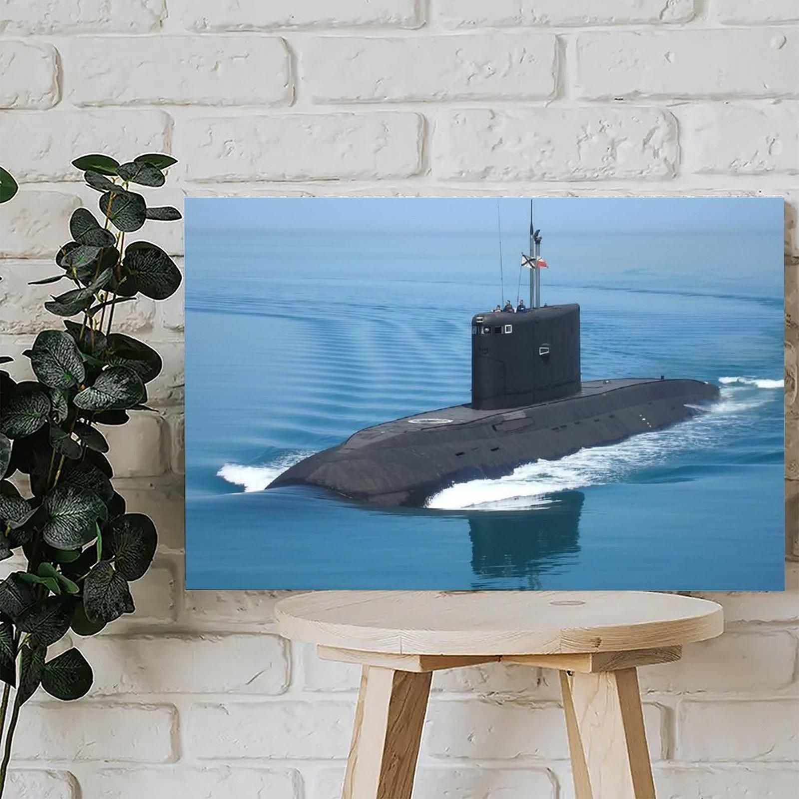 Military Submarines Poster for Russian Submarine B-237 Poster Decorative Painting Canvas Wall Art Picture Print Modern Family Bedroom Decor