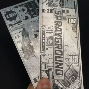 Backpack pendant gold Gray Zipper label outdoor campus trend matching tag