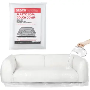 VEVOR Mattress Bag for Moving Storage, (2 Pack, Queen) 2 Mil Plastic Mattress Bag, Wear - Resistant Waterproof Plastic Bed Cover with Reinforced Corner Design, Heavy - Duty Mattress Moving SuppliesVEVOR Super Brand Day