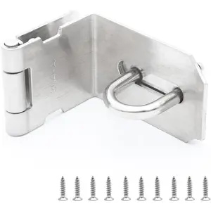 Door Hasp Latch 90 Right Angle Padlock Hasp 304 Stainless Steel Safety Clasp Hasp Latch Lock, Door Hasp Latch 90 Right Angle Padlock Hasp 304 Stainless Steel Safety Clasp Hasp Latch Lock,