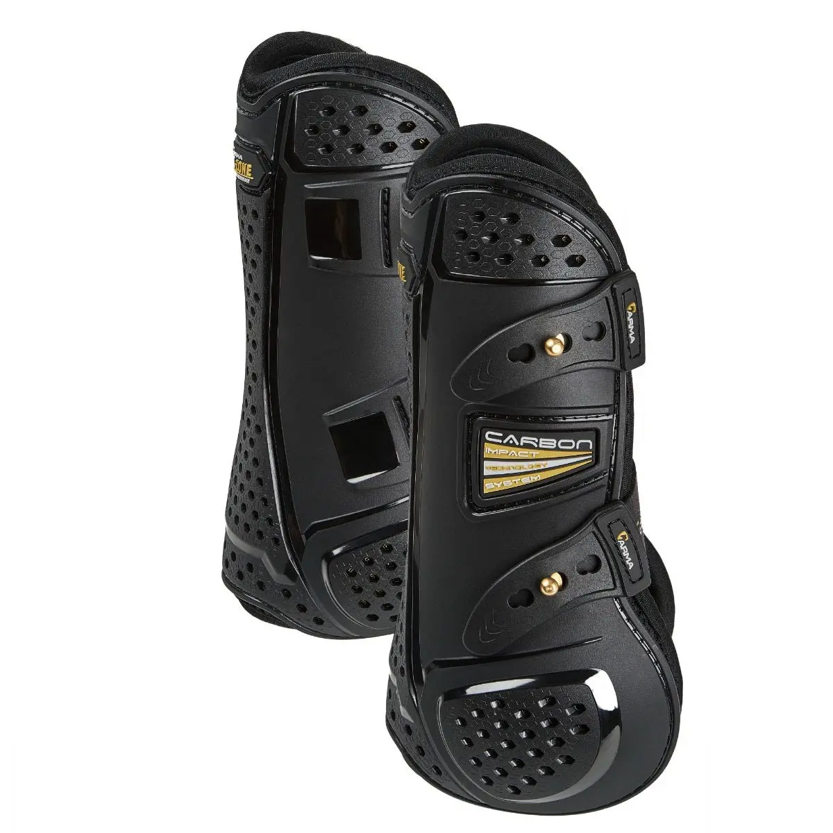 Shires ARMA OXI-ZONE Tendon Boots with 360° Ventilation 4D Impact Protection & Pierce Proof Design for Enhanced Leg Protection