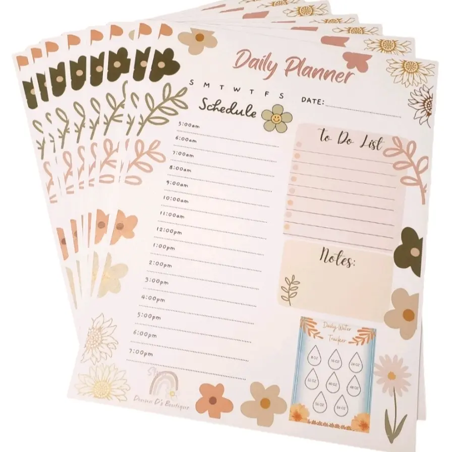 Jumbo Daily Planners Notepads