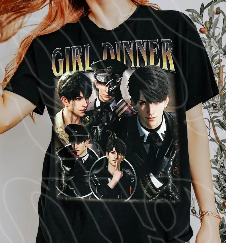 Limited Girl Dinner Caleb Love And Deepspace T-Shirt, Love And Deepspace Bootleg Fan Tee T-Shirt, Gift For Women and Man Unisex T-Shirt