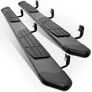 【EYOUHZ】Running Boards Side Step Compatible with 2004-2025 Nissan Titan, 2016-2025 Titan XD - Crew Cab Only, Step Rails White Aluminum Alloy Nerf Bars