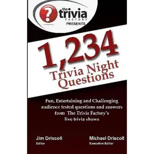 USED-1,234 Trivia Night Questions from The Trivia Factory by Jim Driscoll (Paperback)