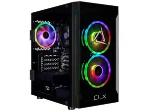 CLX SET Gaming Desktop - AMD Ryzen 7 8700G 4.2GHz 8-Core Processor, 16GB DDR5 Memory, Radeon 780M 4GB Shared Graphics, 1TB NVMe M.2 SSD, WiFi, Win 11 Home 64-bit