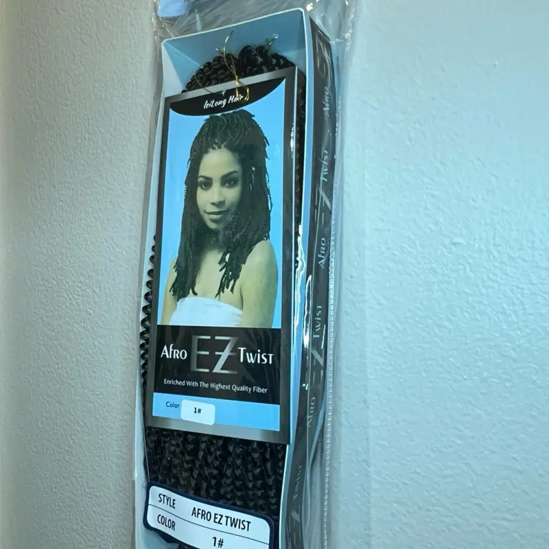 Meches Tresse Africaine En Gros Springy 10Inch 175g Afro Twist Hair Marley Twist Meche Spring Twist Non-flame Fiber Crochet Hair