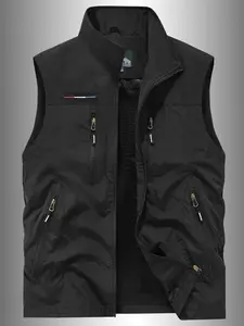 Men’s Outdoor Lightweight Multi-Functional Vest/Waistcoat for Spring/Summer Fishing, Photography, and Casual Wear, with Multiple Pockets