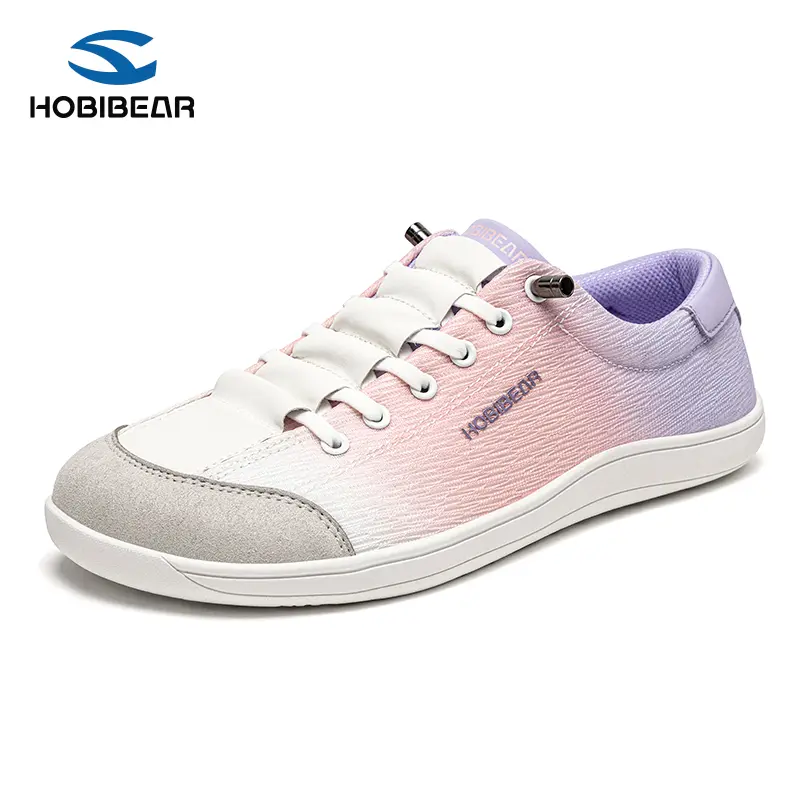 HOBIBEAR women's sneakers,Unisex Preppy Wide Fit, Round Toe Box, Lightweight Breathable Basic Chic Barefoot Minimalist All-Seasons Shoes for Daily Wear, Back to School