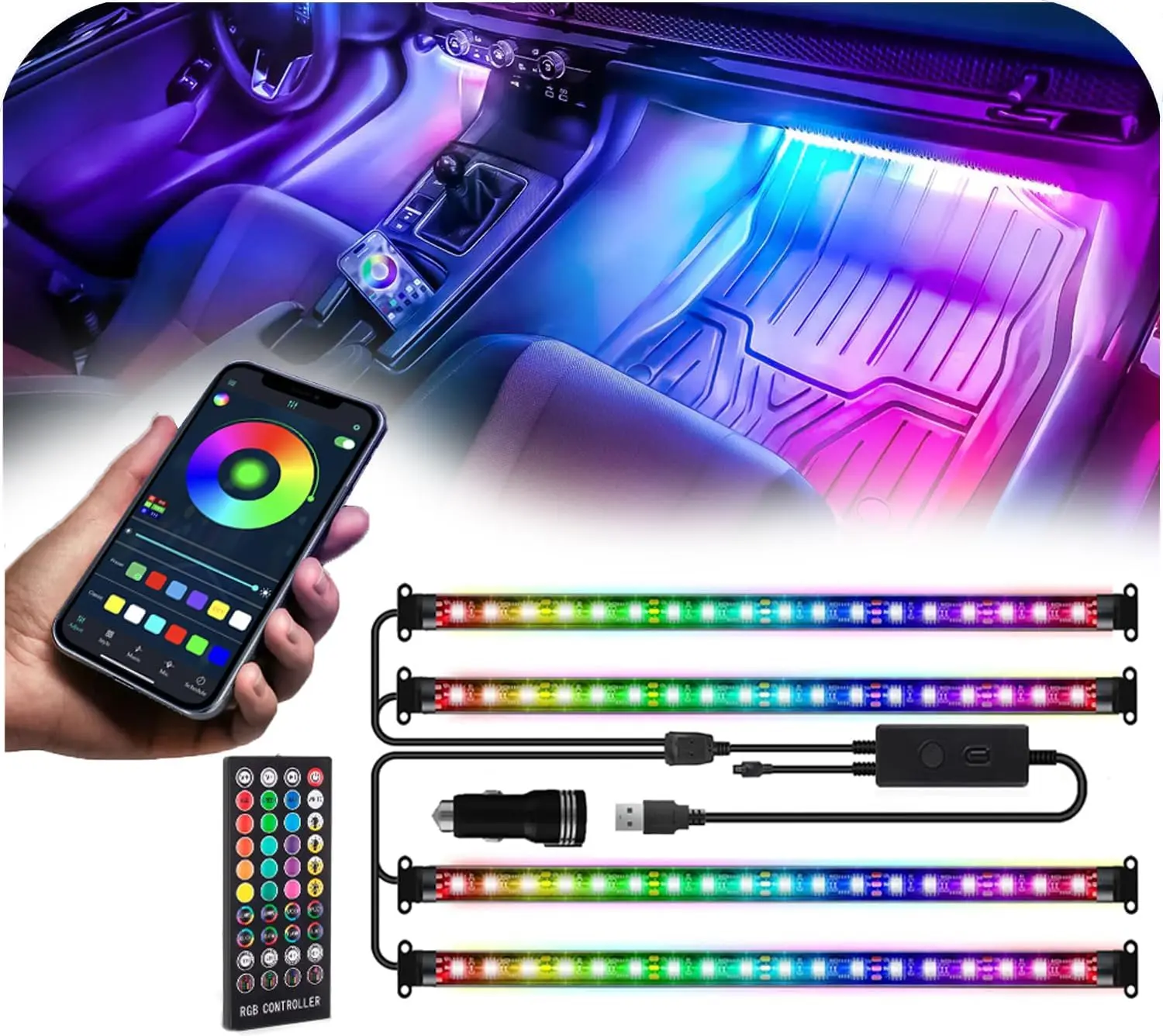 APP RGBIC(72LED Beads)