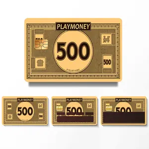 Money Pattern Credit Card Skin Sticker, 4 Counts/set Ultra-thin Waterproof Scratch Resistant No Residue Debit Card Sticker, Personalized Bank Card Skin Protector, Waterproof Stickers