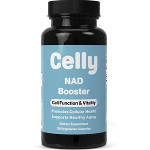 Celly NAD Booster | Longevity Supplement for Healthy Aging with NR (Nicotinamide Riboside) and Nicotinamide | Promotes Cell Function & Vitality | Non-GMO & 3rd Party Tested