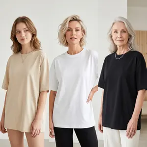 【Limited time deal】【Fast Shipping】Women's Short Sleeve T-Shirts Multipack, Loose/Relaxed Fit Solid Color Round Neck Casual Tee Tops Women Underwear Summer Tshirt #SummerVibes（T-shirt only） oversized