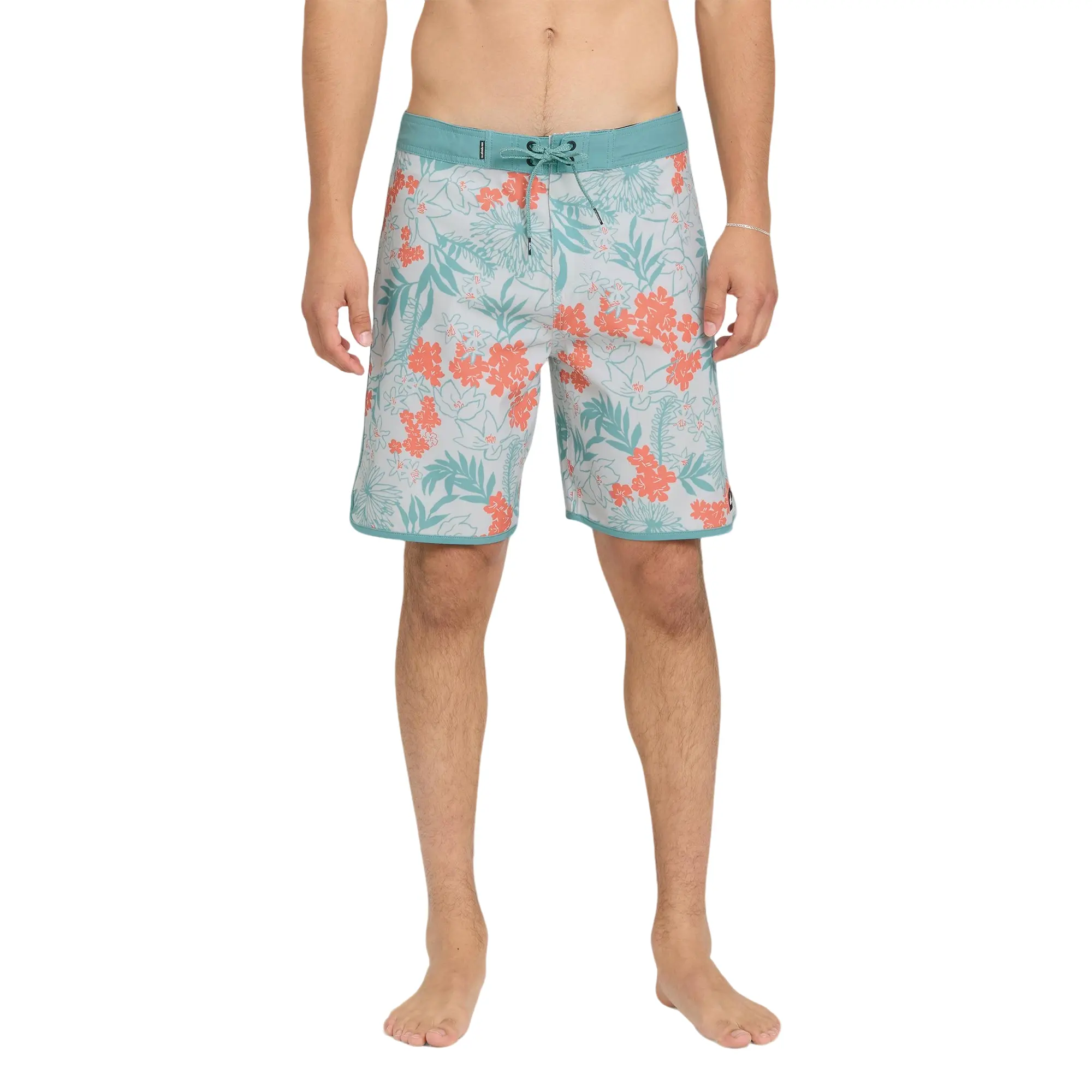 Quiksilver | Jetty Bloom 19" Boardshorts | Men's 4-Way Stretch Stretch Fit | Beach Days