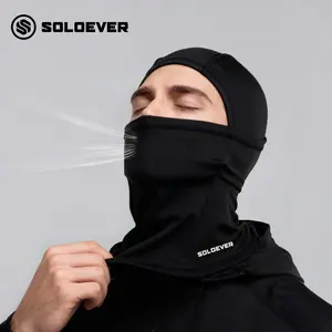 SOLOEVER Cold Weather Windproof Thermal Winter Balaclava Ski Mask Neck Warmer Hood Warm Hat Unisex Full Face Mask for Outdoor Sports Skiing Cycling Fishing Windproof Winter Hat Neck Warmth Full Head