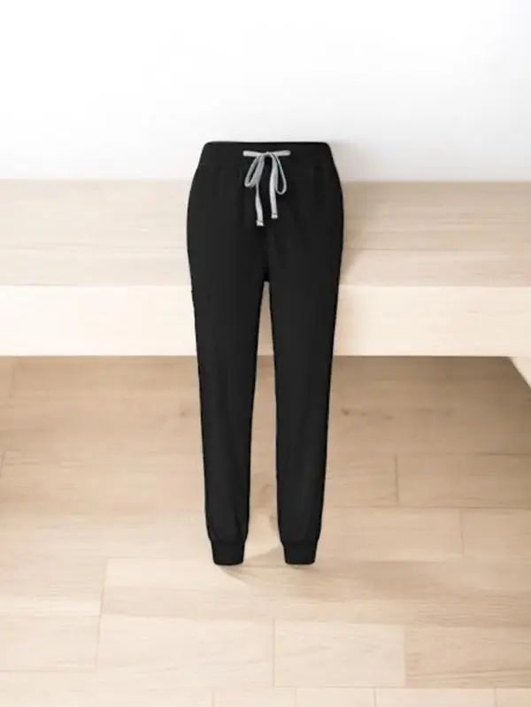 Jogger Women's Black Scrubs Pants