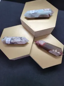 Cherry/Blue Flower Agate DTs