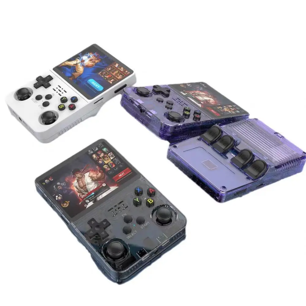 BrawRing Retro Video Handheld Game Console Linux System 3.5 in IPS Screen Built in 3000mAH Battery 32G+64G TF Card Preinstalled Gamess for Christmas, Thanksgiving, Holiday Gift