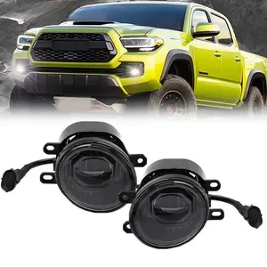 [LED FACTORY MART]Dual Color LED Fog Lights for 2016–2023 Toyota Tacoma – Switchback White/Amber 2800LM, OEM Fit, Plug & Play Upgrade
