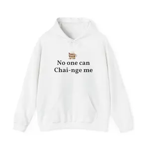 No one can Chai-nge me Hoodie | Paisley Pakistan Map Back