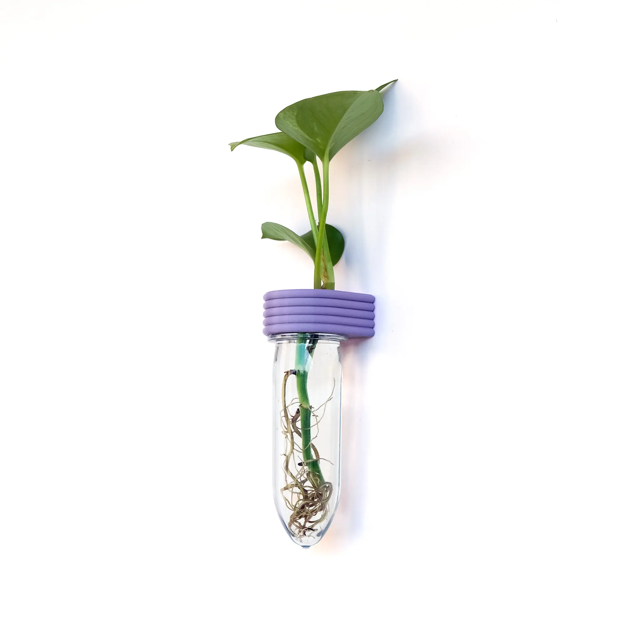 Roota Planters Upcycled 5.3in Magnetic Cylinder Plant Propagation Tube - 3D Printed Eco-Friendly Indoor Planter for Cuttings, Wall-Shelf & Fridge Mounted for Modern Home Decor, Shelves, Dorm Rooms, Kitchens