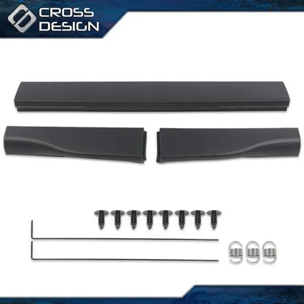 CROSSDESIGN Flexible Trim Step Tailgate Trim Cap Molding, Automotive Replacement Part, Auto Parts Accessories for 2008-2016 Ford Super Duty F250-F350 F550