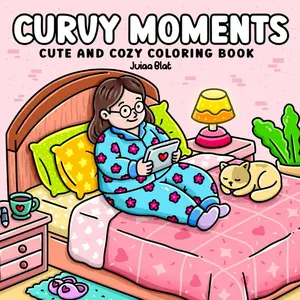 Curvy Moments: A Body Positivity Coloring Book for Women and Teen Girls: Cozy, Hygge-Inspired Scenes for Self-Love, Confidence, and Calm