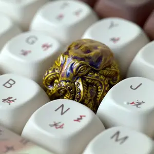 Cthulhu Octopus Mechanical Keycap - Personalized 3D Stereoscopic Realistic Shape, Compatible with ESC Key, Keycaps Only, Suitable for Keyboard Decoration, E-sports Gaming and Desktop Makeover