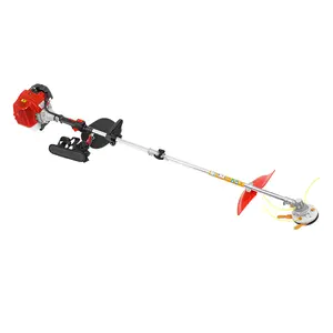 43CC 2-Stroke Gas Powered Weed Wacker 1.25KW Side-Mount For Lawn Orchard Garden Stalk Bush Cutting