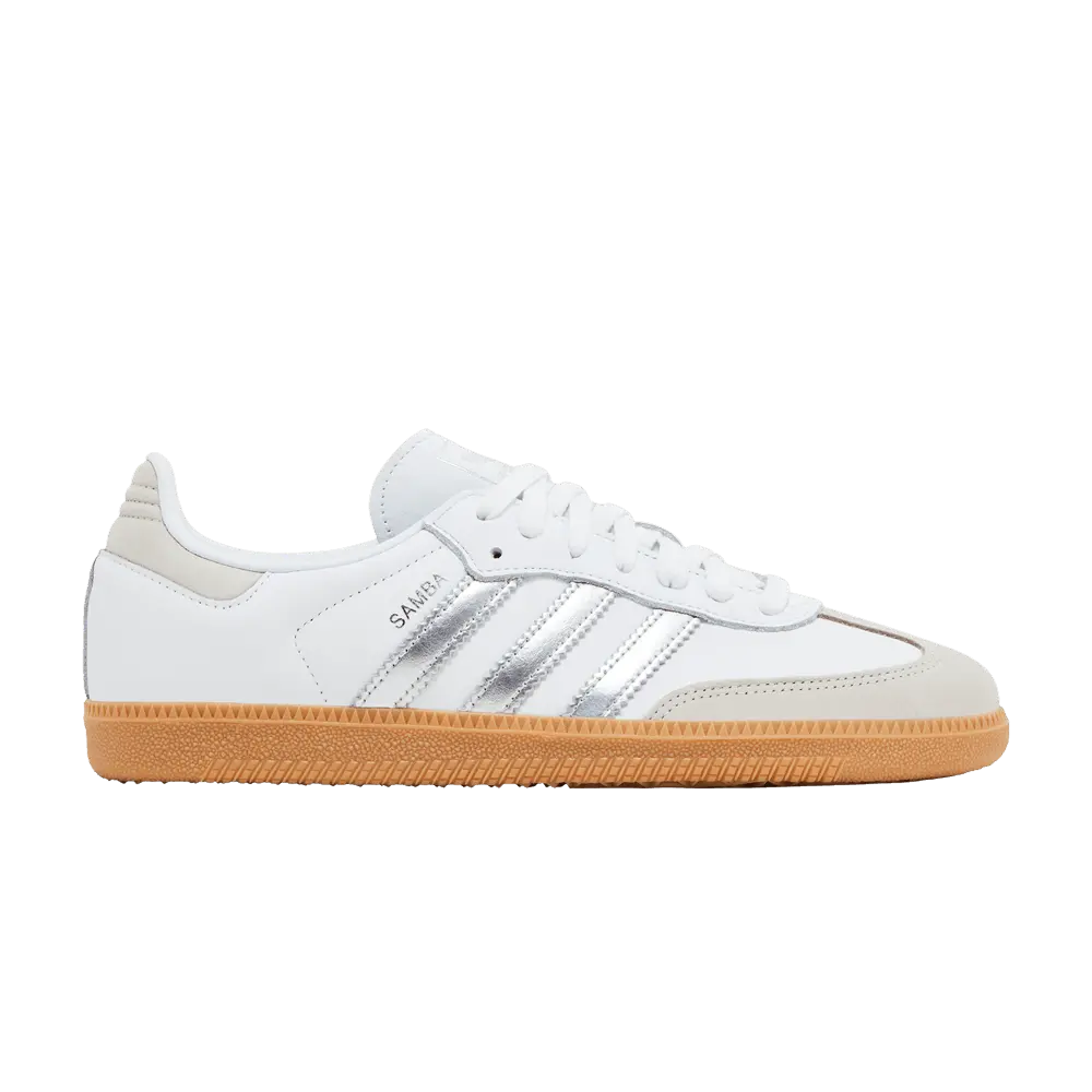 adidas Wmns Samba OG 'White Silver Metallic Grey'