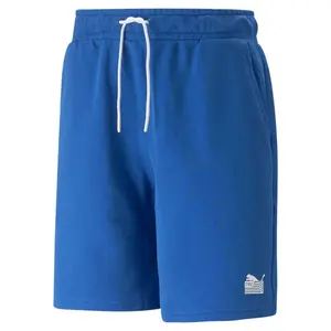 PUMA Mens X Tmc Everyday Hussle Sweat Shorts Casual Bottoms Casual Drawstring - Blue