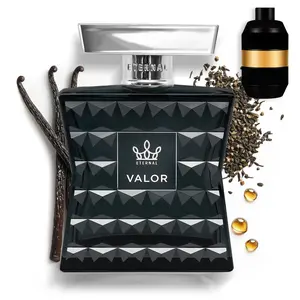 Eternal Valor - Inspired by Designer Sweet Spicy Vanilla Cologne - 3.4 oz (100ml) - EDP - Long-lasting - Vegan - Clean Ingredients - Cologne Spray for Men- 2000 sprays per bottle Woody Amber Scent