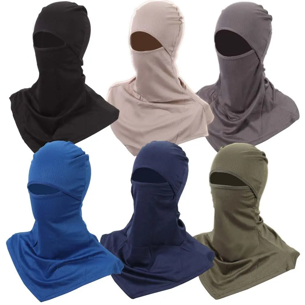 6Pcs/Set Full Face,Neck & Liner Coverage Balaclava Masks,Breathable,Sweat-Wicking for Cycling,Skiing,Skateboarding,Long Neck Cover for Outdoor Skater Sports,Christmas Party Gifts,Hand Tools Kits