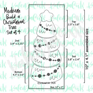 Cookie Cutter Sets Build a Christmas Tree Set- Medium