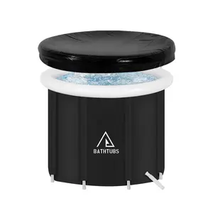 STARBRILLIANT, Black PVC 32" Diameter, Inflatable Bathtub