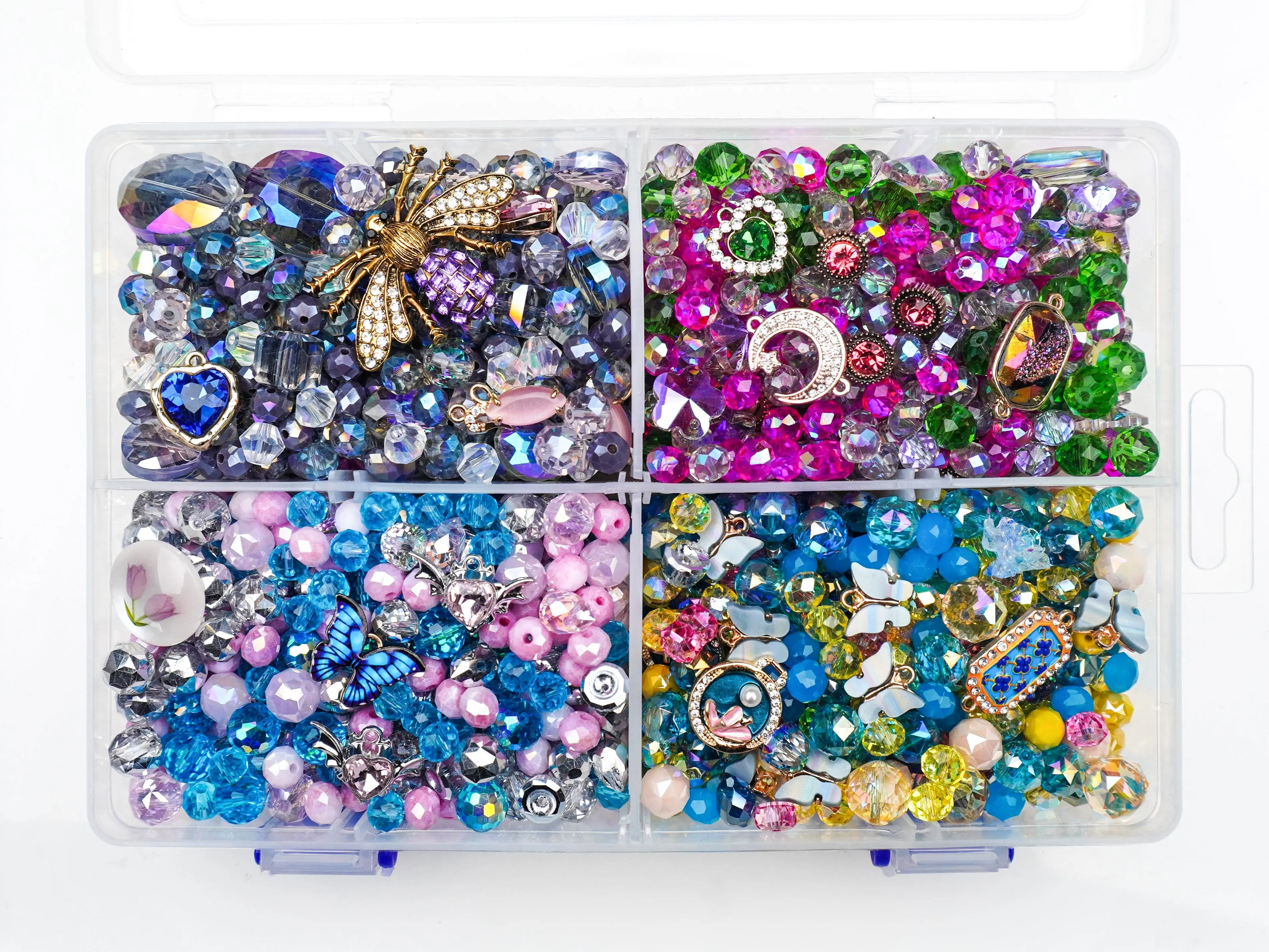 Giant Luxury Zircon Gemstone Crystal Bundle, Art Deco Artificial Gemstone Clothes Accessory for Adults' DIY Projects