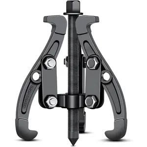 3 Jaw Inner Bearing Puller, Pilot Bearing Gear Puller for Auto with Reversible Jaws, Heavy Duty Gear Extractor Tool for Automotive Wheel, Pulling Kit for   SUV (6 inch)