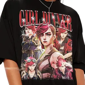 Girl Dinner shirt - Bold Statement T-Shirt Featuring Iconic Animated Character Design for Fans and Fashion Enthusiasts, Perfect for Casual Wear