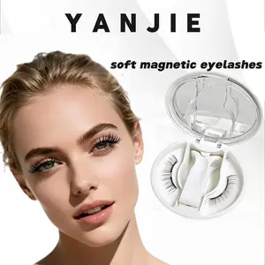 【YANJIE】Lashes cluster , Eyelashs magnetic set, Soft Magnetic Eyelashes, SavannahBreeze All-in-One Box, Reusable, Glue-Free, Waterproof, Lightweight, Natural Style MakeupCosmetic, reusable glue-free false eyelash #23