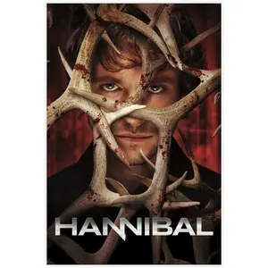 Hannibal TV Series Poster Art Deco Restaurant Dormitory Corridor 6 Canvas Poster Wall Art Decor Print Picture Paintings for Living Room Bedroom Decoration
