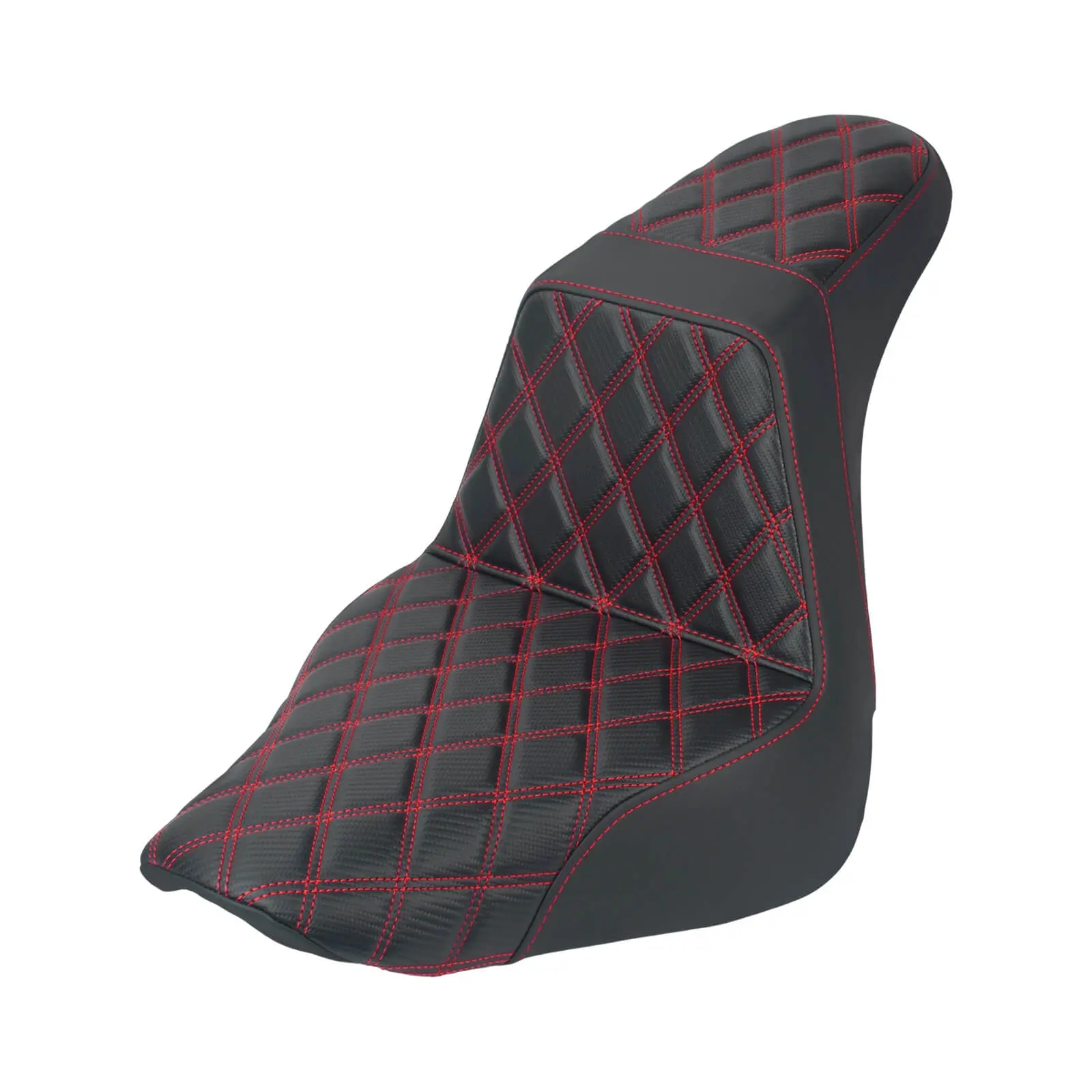 High-Lumbar 2-Up Touring Bucket Seat for Harley Softail Fat Boy (2018+) & Breakout Motorcycle Parts Accessories
