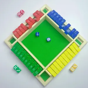 Wooden Number Board Game, Colorful Number Board Game, Parent-child Interactive Wooden Desktop Intelligence Game, Party Game, Number Counting Blocks