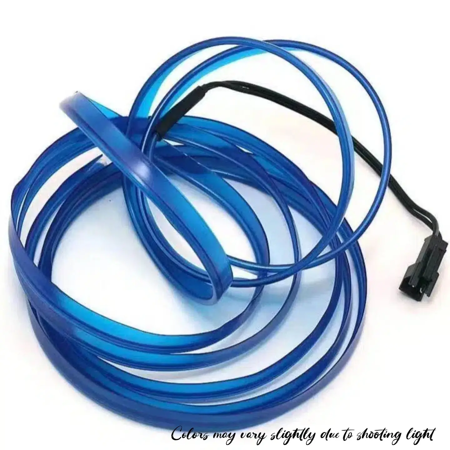 Neon Glowing El Light String (Blue) 1PCS , Party Decorations, Coachella Music Festival, Club, Festival, Birthday, Wedding Decoration