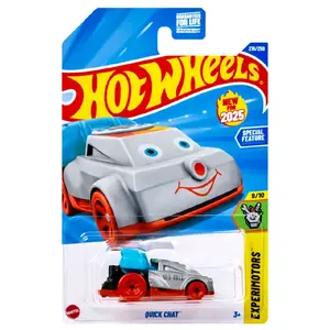Hot Wheels 2025 Quick Chat White Experimotors Series Diecast