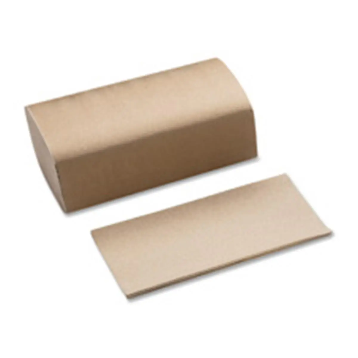 Genuine Joe 212 MAIN Natural Deep-Embossed Foldable Recycled Multifold Towels, 9.2in x 9.1in, 250 Sheets/Pack, 4000 Sheets/Case, Hands-Free Home Supplies for Public & Household Use