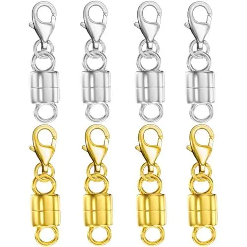 8pcs 4 Silver + 4 Gold