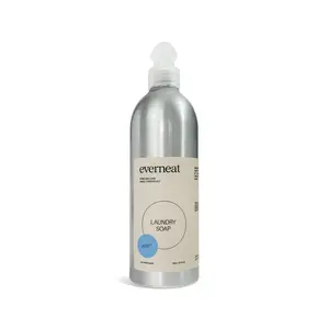 Everneat Concentrated Laundry Soap Refill (64 loads): Natural Liquid Detergent | Non-Toxic, Baby-Safe | Stain Remover for Clothes | HE Compatible | Plant-Based, Enzyme Cleaning