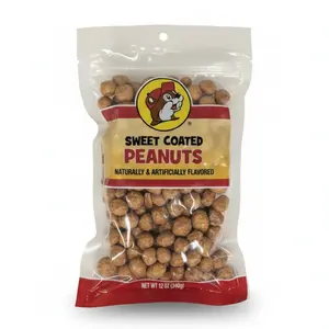 Buc-ee's Sweet Coated Peanuts - Rich Roasted Peanuts with Natural Sweet Glaze for Crunchy & Satisfying Snack - Perfect for Travel & Sharing - High in Protein & Healthy Fats