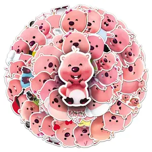 Kawaii Pink Loopy Stickers Pack (5–100 Pcs) – Waterproof Cute Cartoon Loopy Vinyl Decals for Laptop, Phone, Water Bottle, Car, Suitcase – Gift for Anime & Loopy Lovers