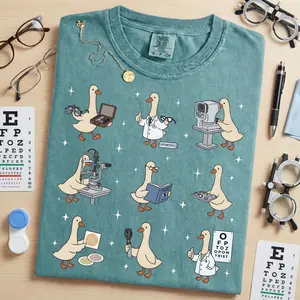 Silly Goose Optometrist Shirt - Eye Doctor Graduation Gift, Funny Ophthalmologist Tee, Optician Optical Shirt